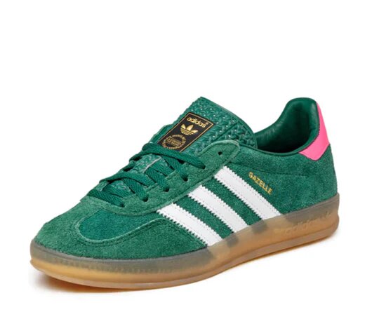 Adidas Gazelle Indoor Collegiate Green Lucid Pink