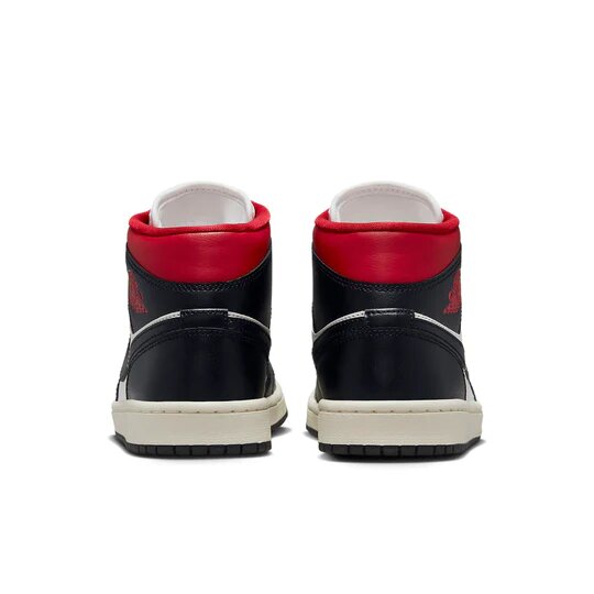 Air Jordan 1 Mid Black Gym Red