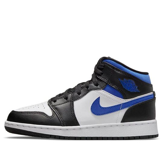 Air Jordan 1 Mid Black Racer Blue White