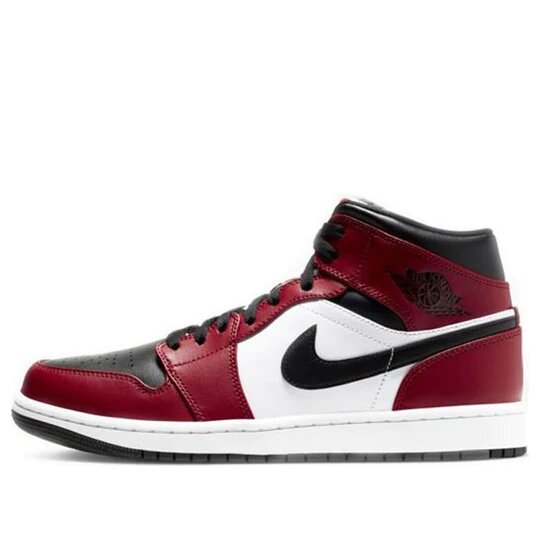 Air Jordan 1 Mid Chicago Black Toe