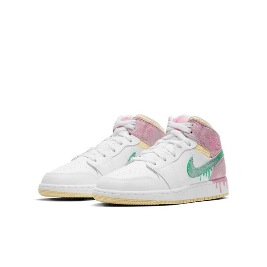 Air Jordan 1 Mid Paint Drip