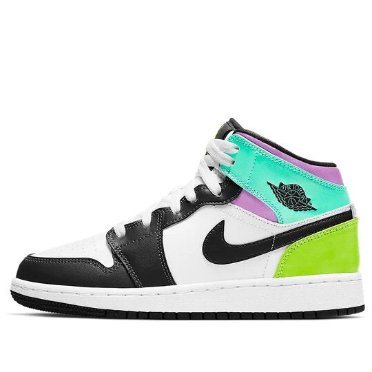 Air Jordan 1 Mid Pastel Black Toe