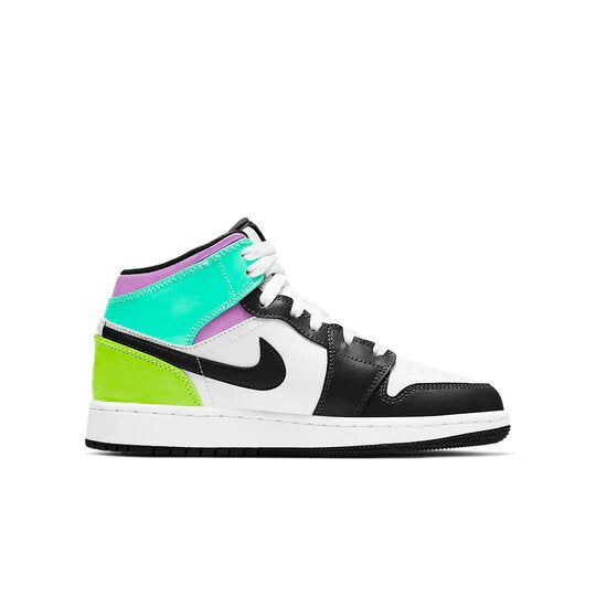 Air Jordan 1 Mid Pastel Black Toe