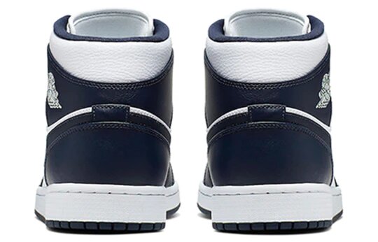 Air Jordan 1 Mid White Metallic Gold Obsidian