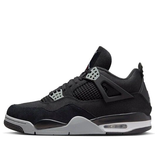 Air Jordan 4 Black Canvas
