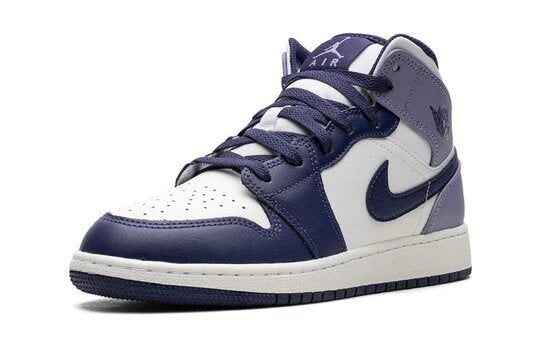 Jordan 1 Mid White Sky J Purple