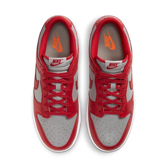 Nike Dunk Low Retro Medium Grey Varsity Red UNLV