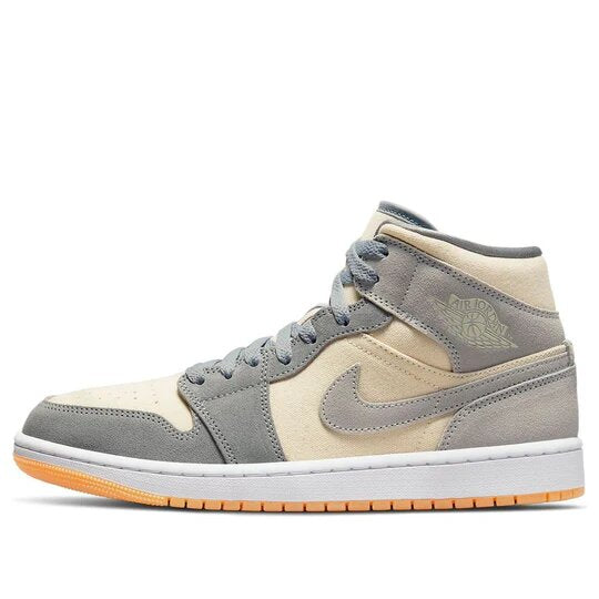 Air Jordan 1 Mid Coconut Milk Particle Grey