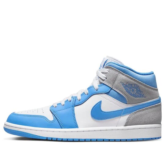 Air Jordan 1 Mid University Blue Grey