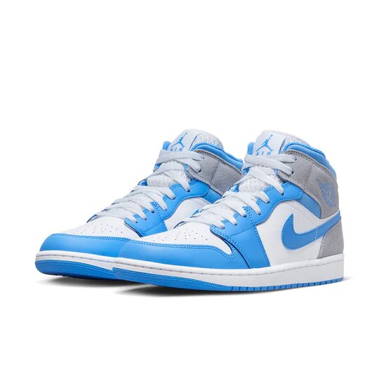 Air Jordan 1 Mid University Blue Grey