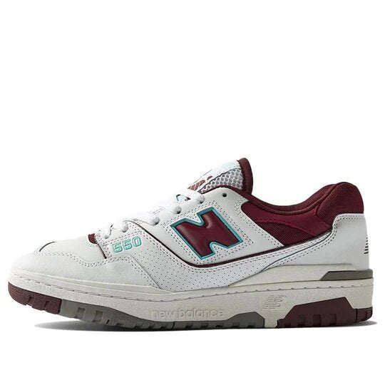 New Balance 550 White Burgundy