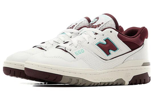 New Balance 550 White Burgundy