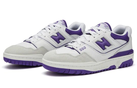 New Balance 550 White Purple