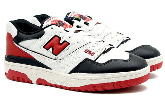 New Balance 550 White Red Black