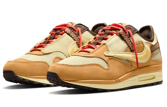 Nike Air Max 1 Travis Scott Cactus Jack Wheat Lemon Drop