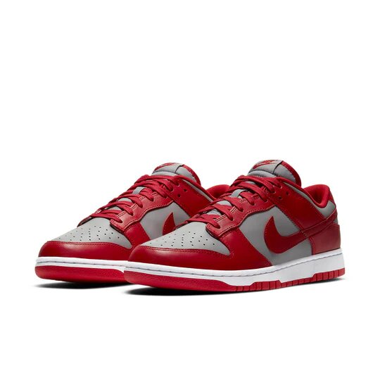 Nike Dunk Low Retro Medium Grey Varsity Red UNLV